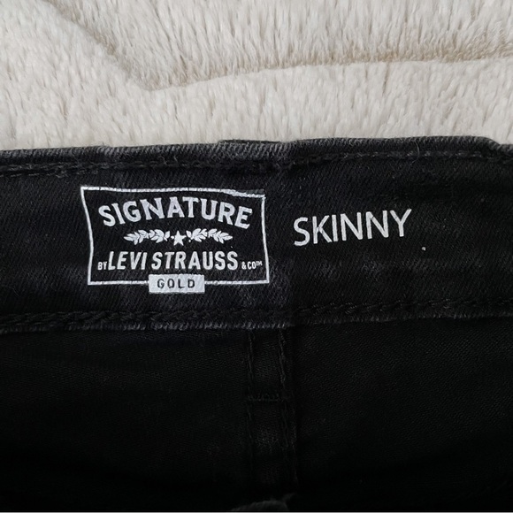 Kids: Signature by Levi Strauss Black Skinny Jeans - Picture 9 of 12